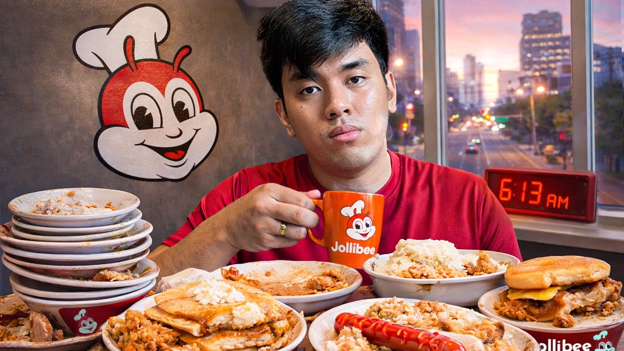 Eating ONLY Jollibee for 24 Hours