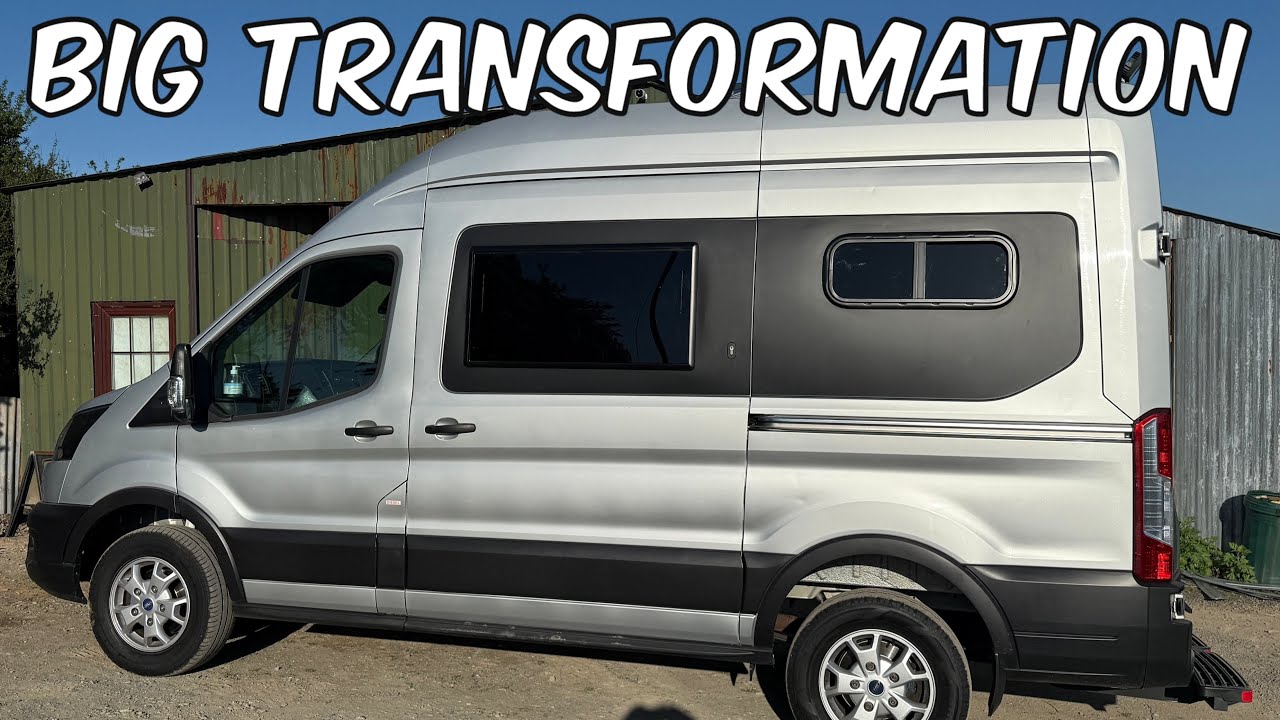Fitting Adventurer Windows in a Transit Camper Van Conversion