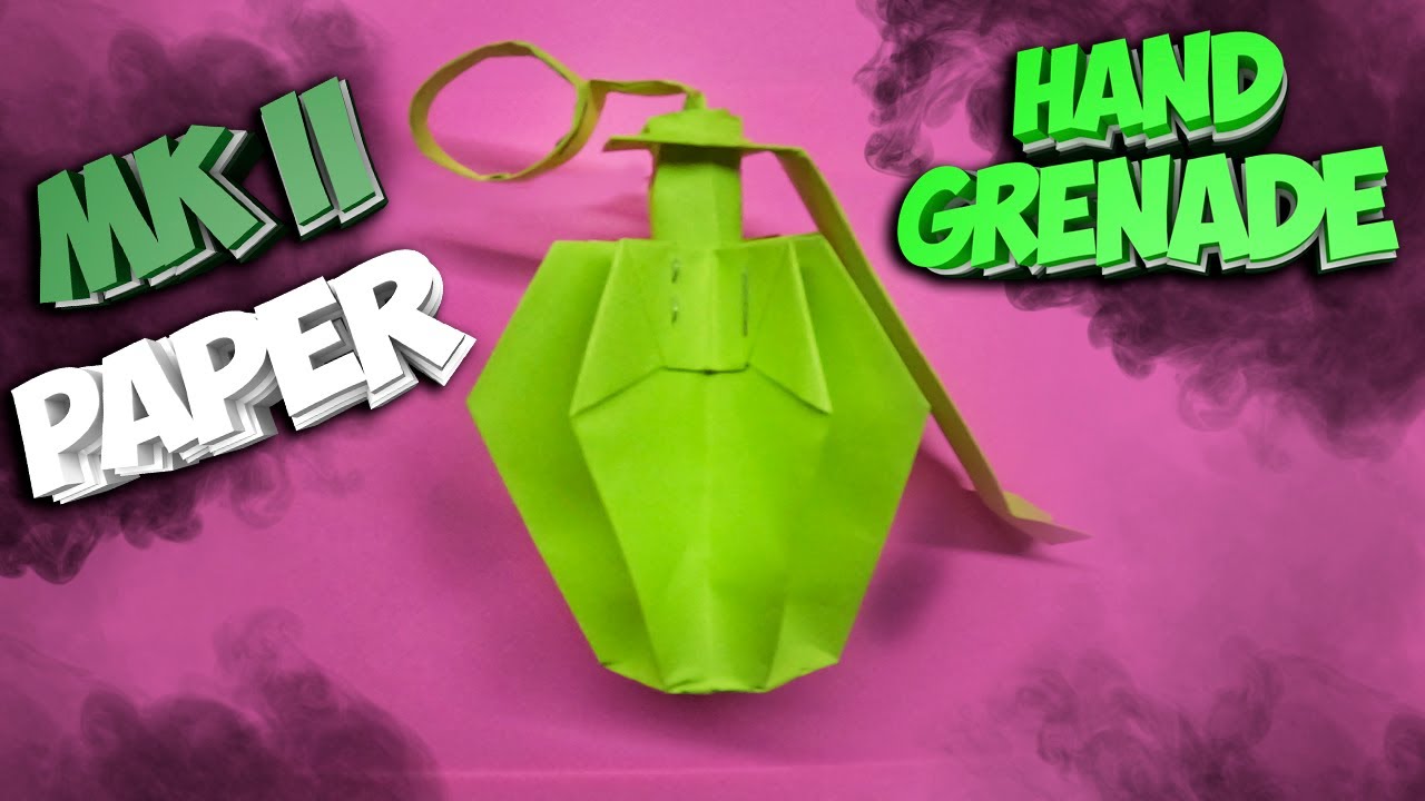 Paper hand grenade Mk II