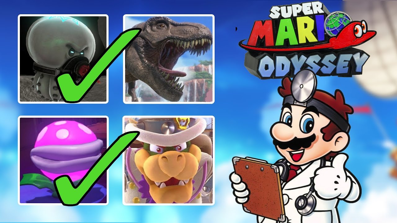 Super Mario Odyssey: All Enemies