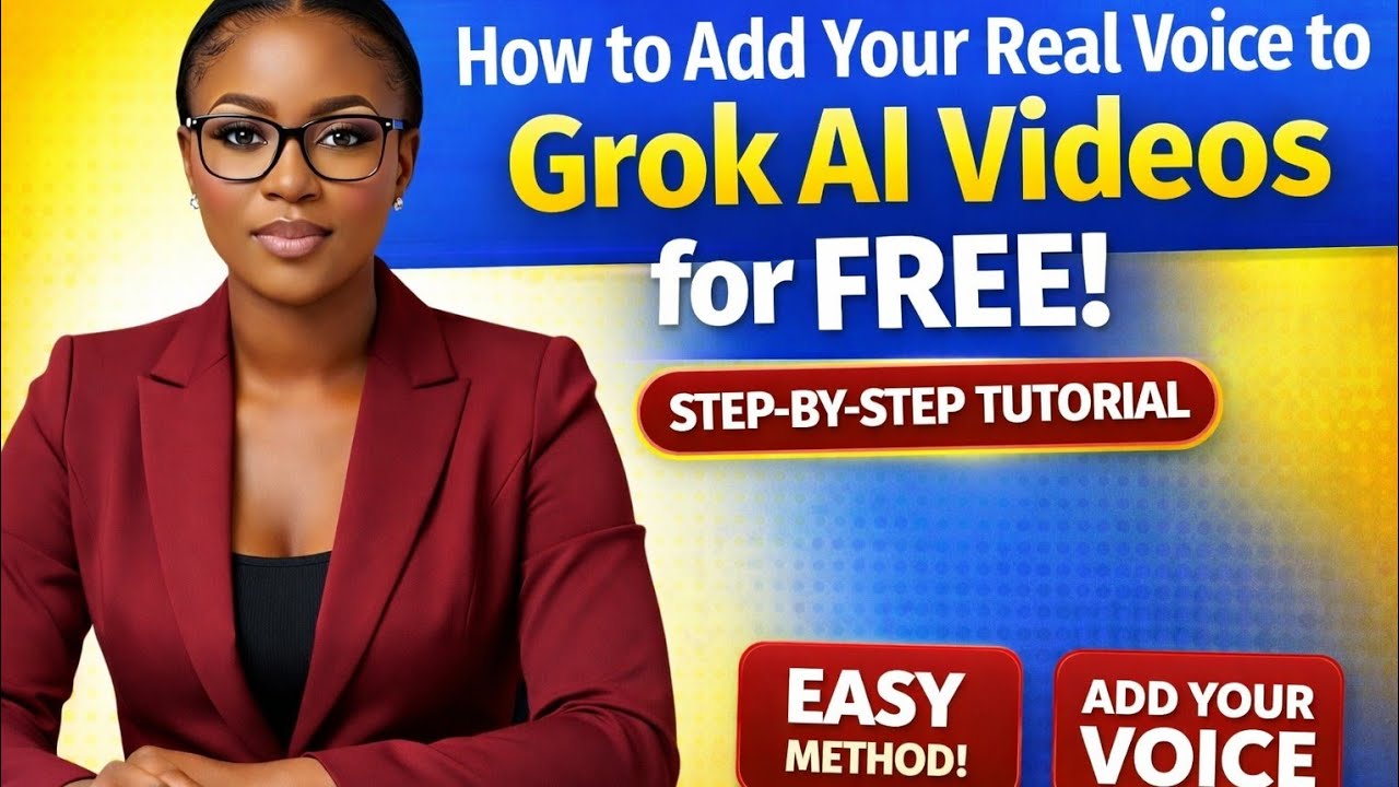 Как бесплатно добавить свой настоящий голос в видеоролики Grok AI (пошаговая инструкция)