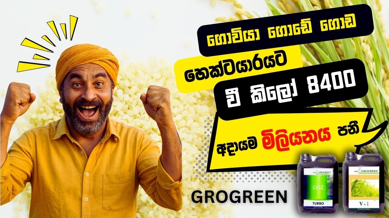 GROGREEN සමග ගොවියා ගොඩේ ගොඩ