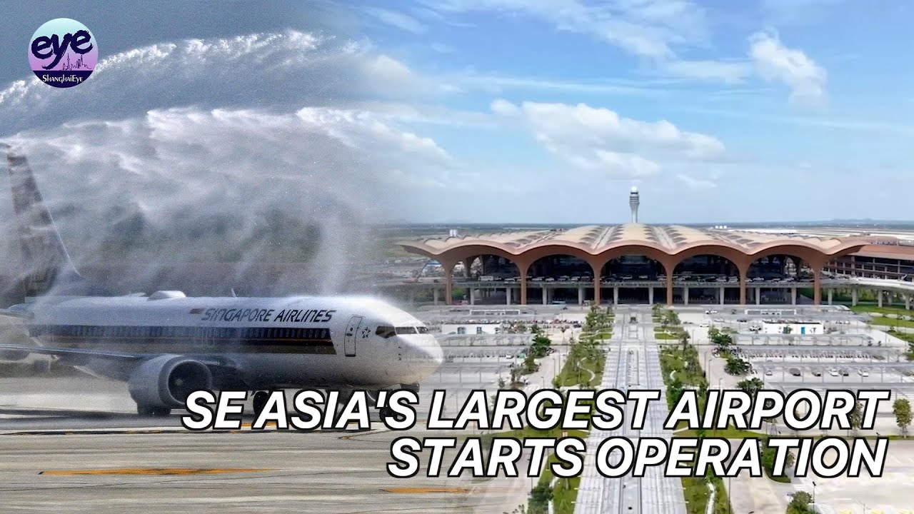 Chinese-built capital's new airport starts official operations in Cambodia