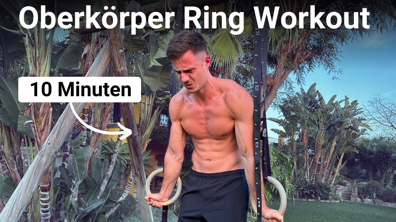 Oberkörper Ring Workout - Follow Along  - Skin The Cat, Dips und Klimmzüge