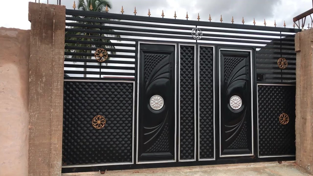 EDO: Price Of Gate With A Unique Design, Fence Rail Welding Works In Benin City, Edo State, Nigeria.