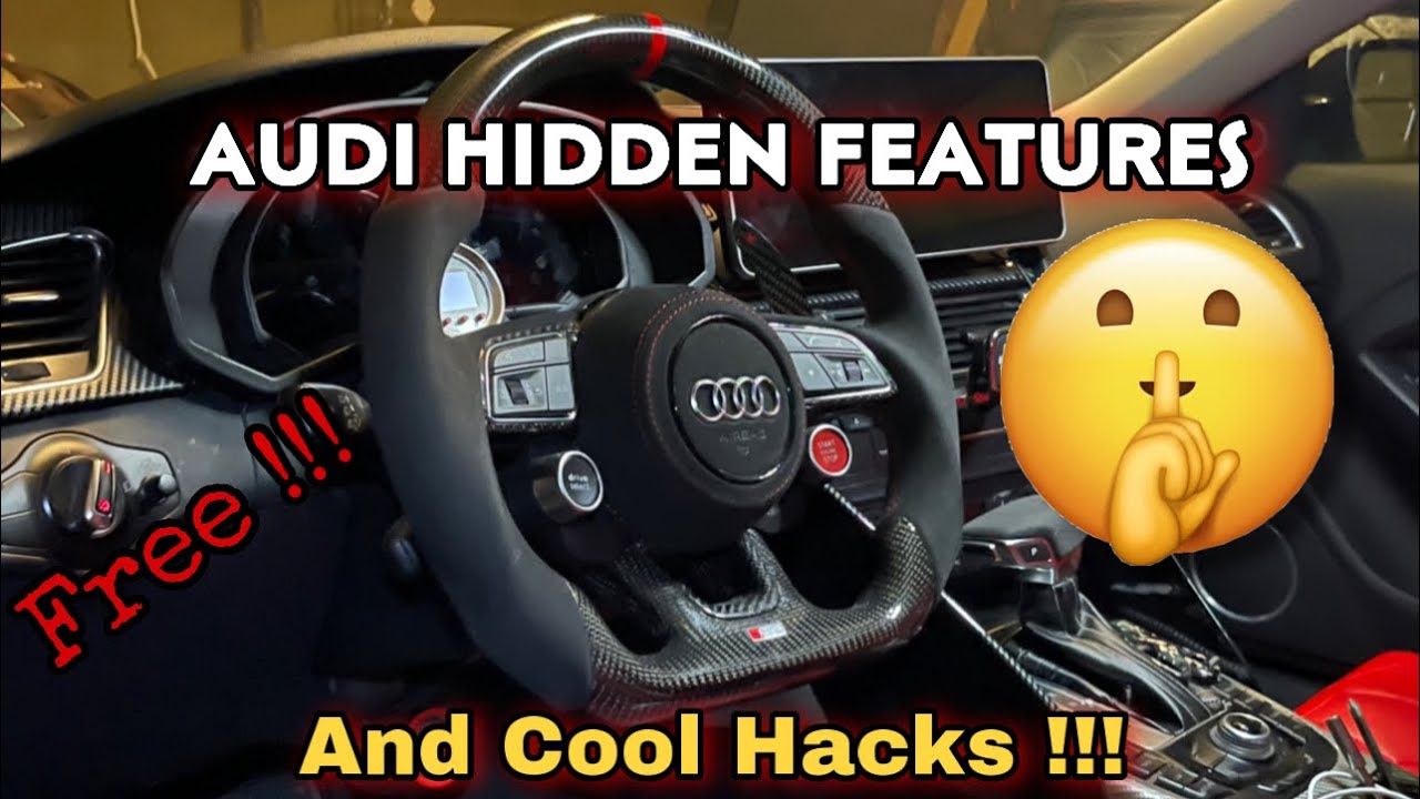 (AUDI) TOP 10 BEST HACKS FOR YOUR AUDI !!!! In 5 minutes