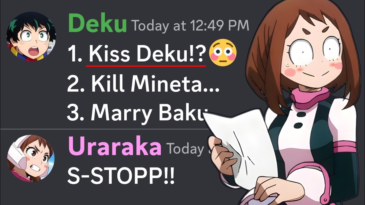 If Deku Found Uraraka's Bucket List...