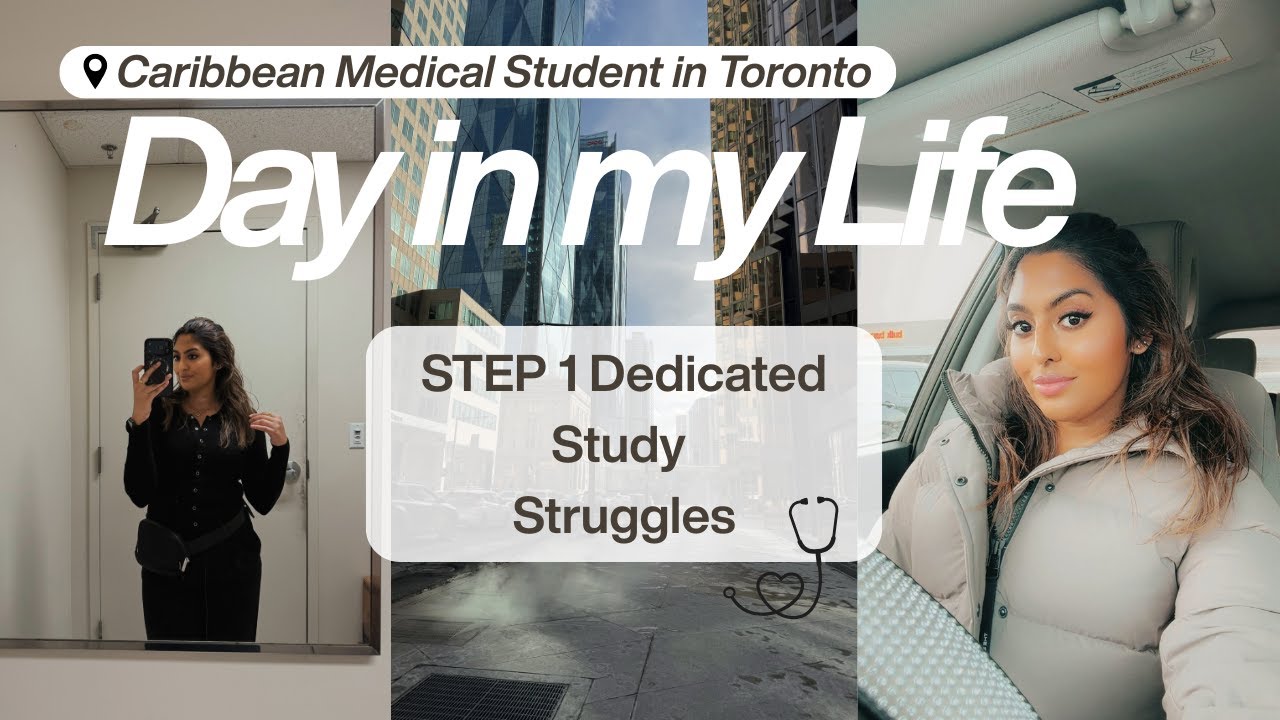 Med Student Struggles While Studying for Step 1 | Caribbean Medical Student | Working Part-Time Jobs
