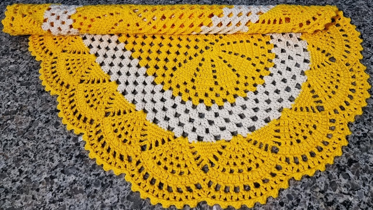 TAPETE CROCHÊ BIA (FÁCIL E LINDO)