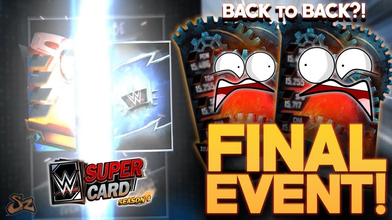 FINAL EVENT! BACK TO BACK TITAN PRO PULL?! | WWE SuperCard S4