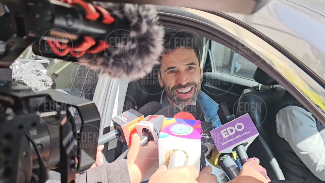 MATÍAS NOVOA Lleva pocos días en México y extraña abrazar y el olor de su esposa MICHELLE RENAUD 