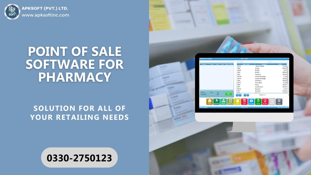 Pharmacy Software | POS Software for Pharmacies | POS | Pharmacy Management Software | Billing POS
