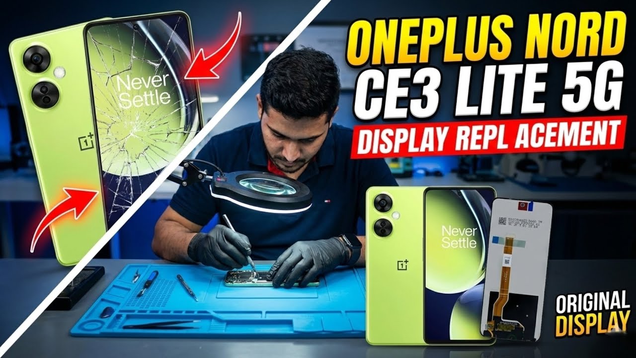 Замена дисплея OnePlus Nord CE 3 Lite 5G | Как заменить экран OnePlus Nord CE 3 Lite 5G