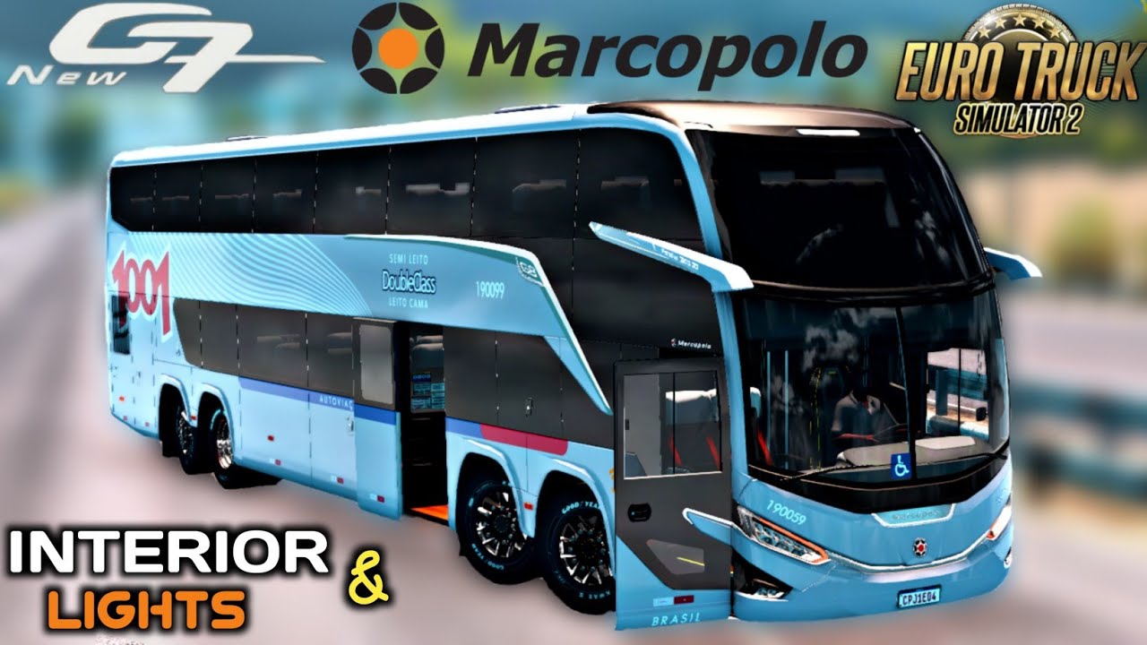 ✅ Marcopolo G8 1800 DD Modshop 1.45 ETS2 Bus Mod
