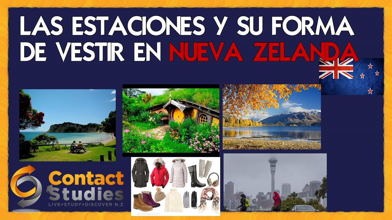 Las estaciones y el clima en Nueva Zelanda - Contact Studies