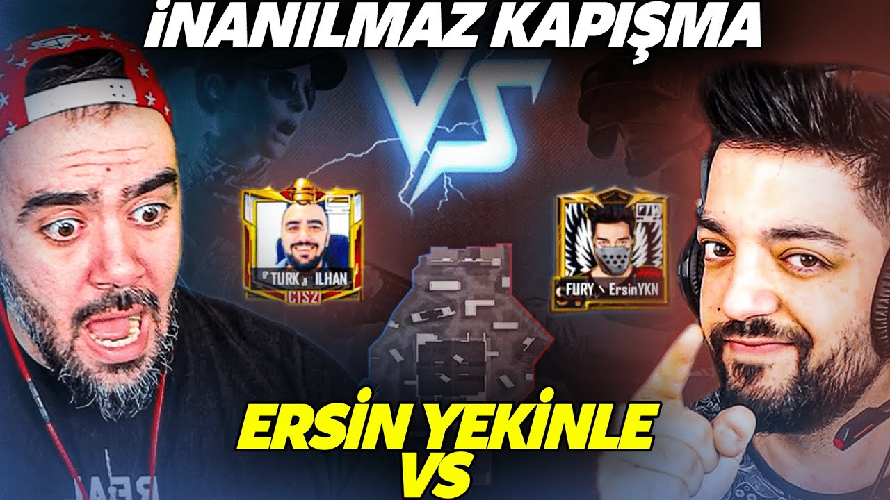 ERSİN YEKİNLE İNANILMAZ ÇEKİŞMELİ VS ATTIK !!! KİM KAZANDI ? - PUBG Mobile