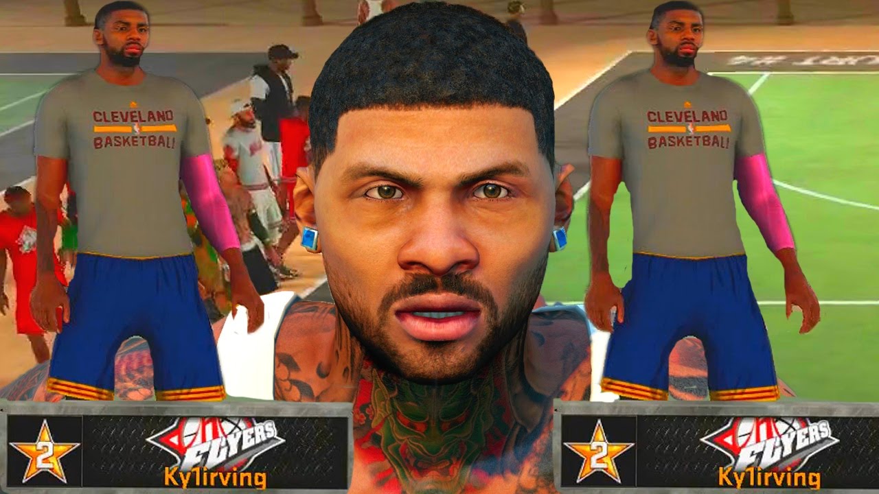 NBA 2K16 MY PARK - I BROKE KYRIE IRVING ANKLES!!!! OMFG
