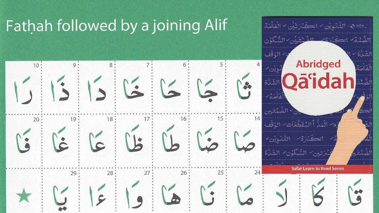 Stretched fathah safar qaidah page 24 Tajweed Tips & Tricks