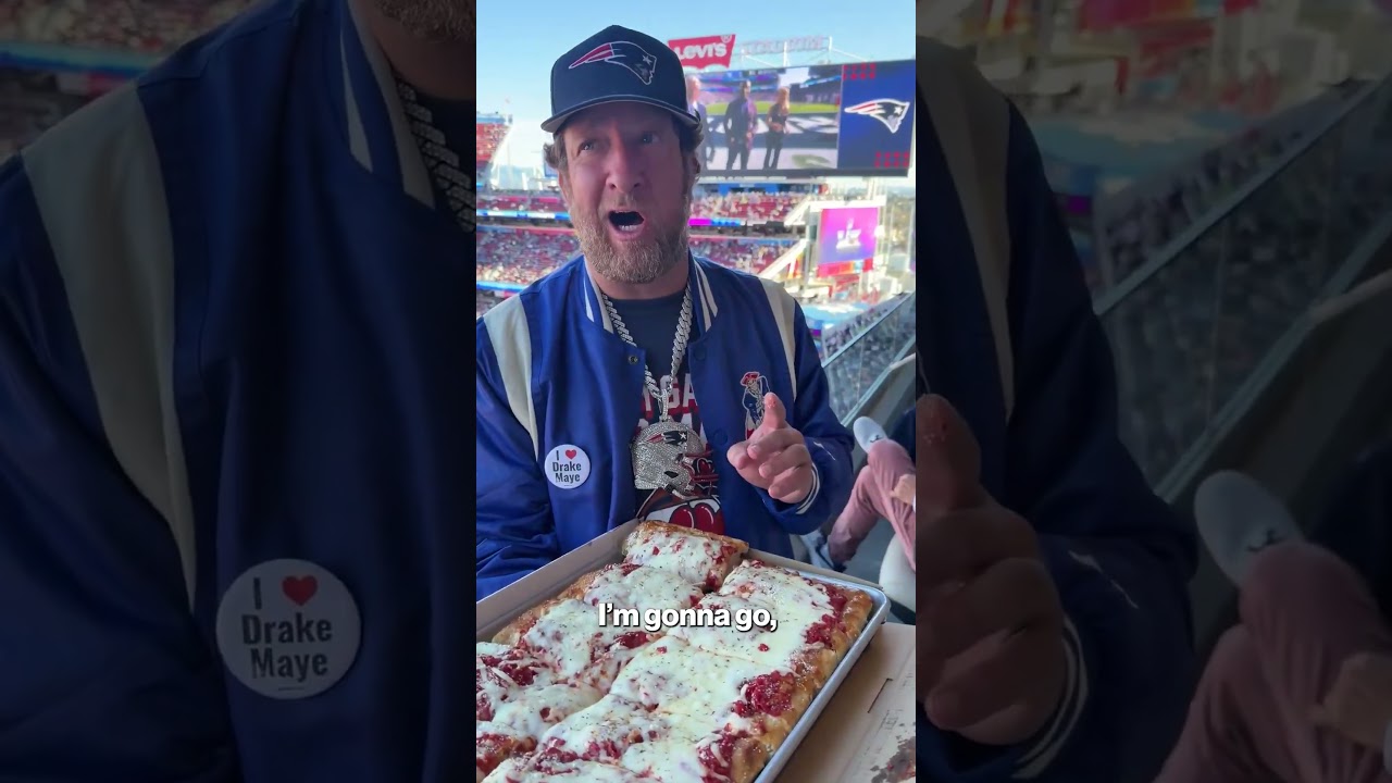 Dave Portnoy reviews Levi's Stadium pizza at Super Bowl LX 🏈🍕  #shorts