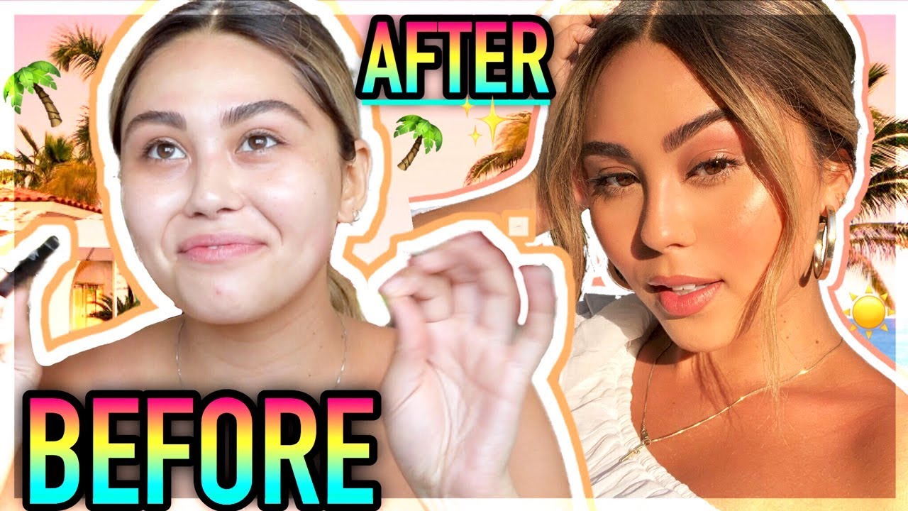 GLOWY SUMMER MAKEUP GRWM in CABO!🌴 Roxette Arisa