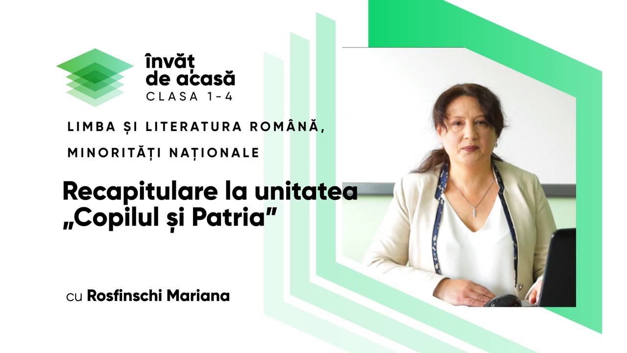 Limba și literatura română; cl. a III-a 
