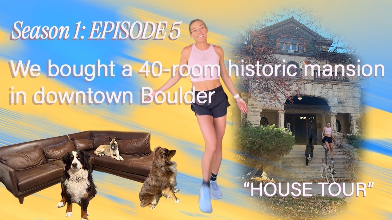 We bought a 40-room historic mansion in downtown Boulder! Want a house tour??