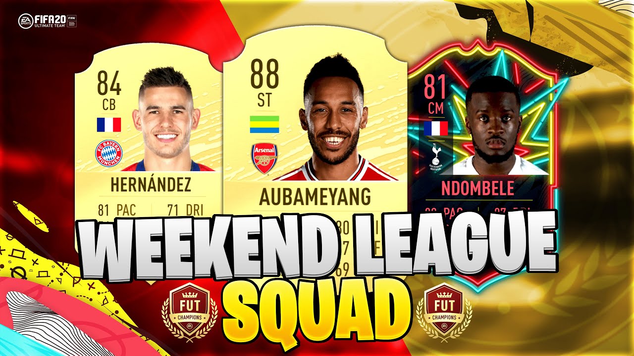 FIFA 20 Weekend League Team! | FUT Champions Squad Builder Ft. OTW Ndombele