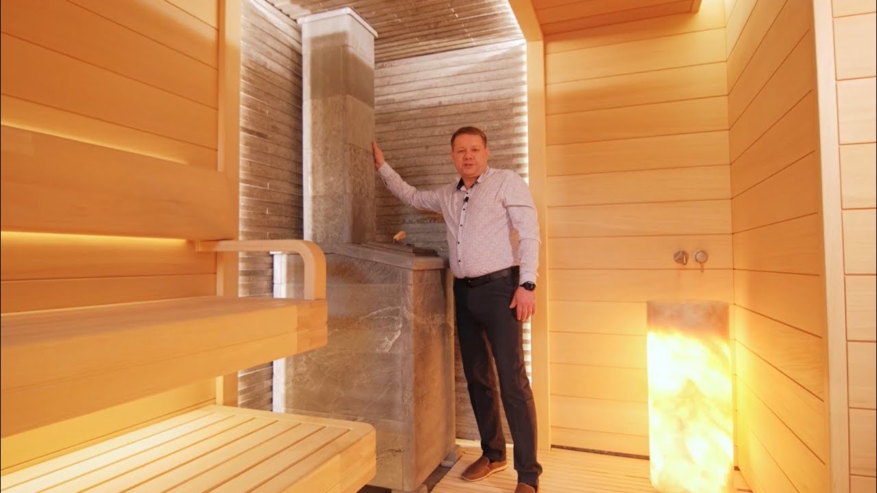 Роскошная русская баня в широкой горизонтальной обшивке #строимтепло #хамамнск #отделкабани  #spa