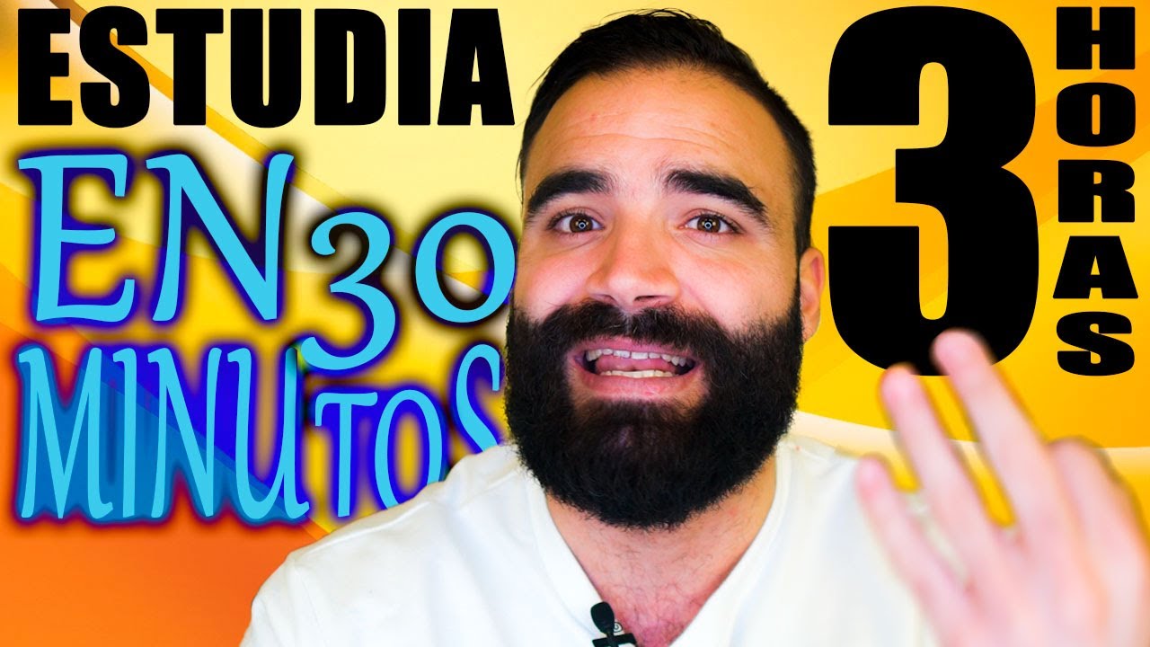¿QUIERES ESTUDIAR EN 30 MINUTOS LO QUE LA MAYORÍA NI EN 3 HORAS? SIGUE ESTOS 4 PASOS