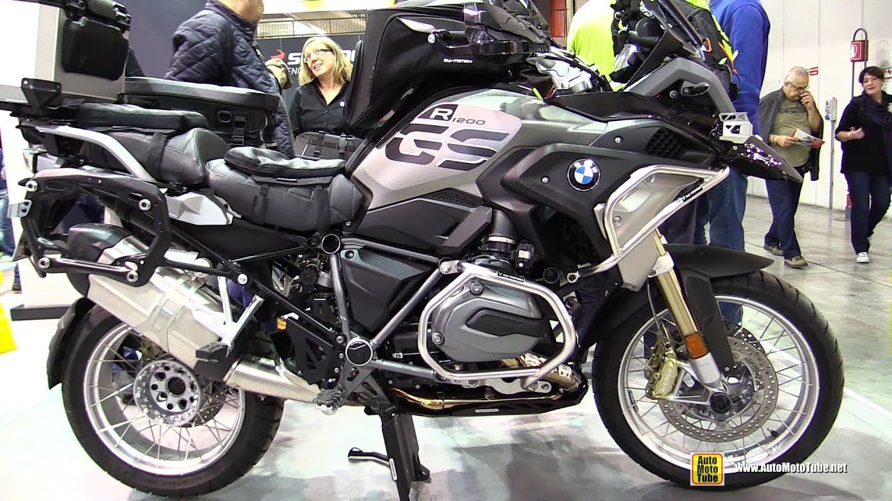 2018 BMW R1200GS SW Motech Customized - Walkaround - 2017 EICMA Milan