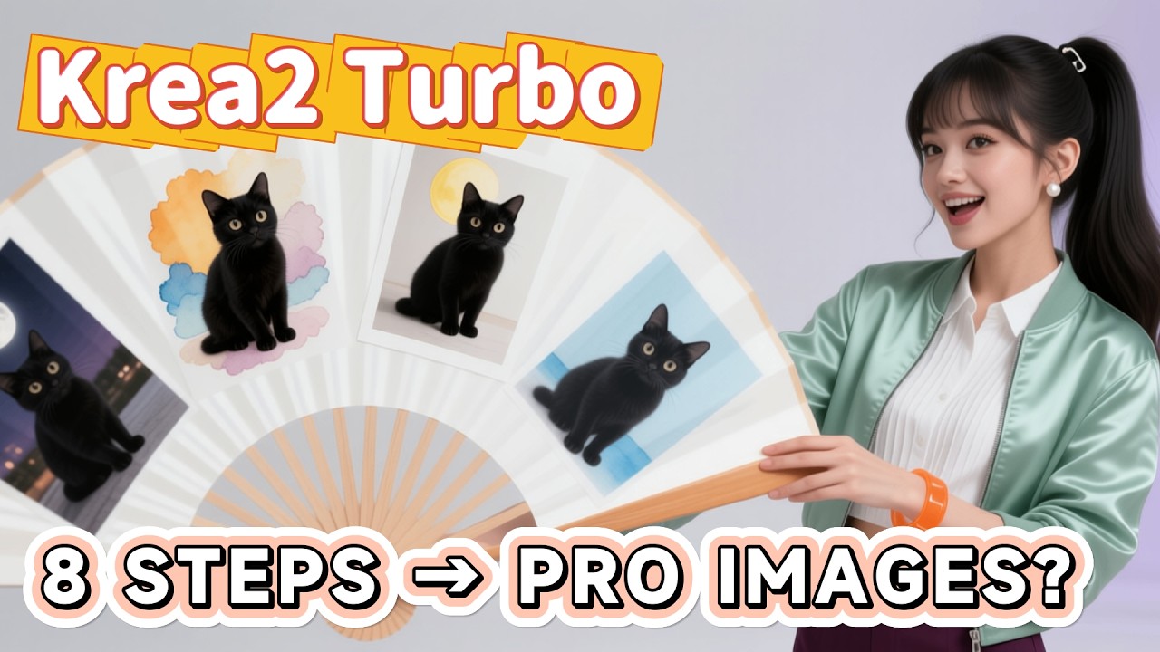 Действительно ли Krea 2 Turbo выдает отличные изображения за 8 шагов? Тест в ComfyUI