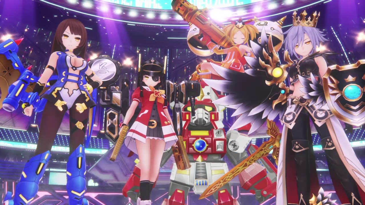 Megadimension Neptunia VIIR CPU's vs Gold Third (Japanese)