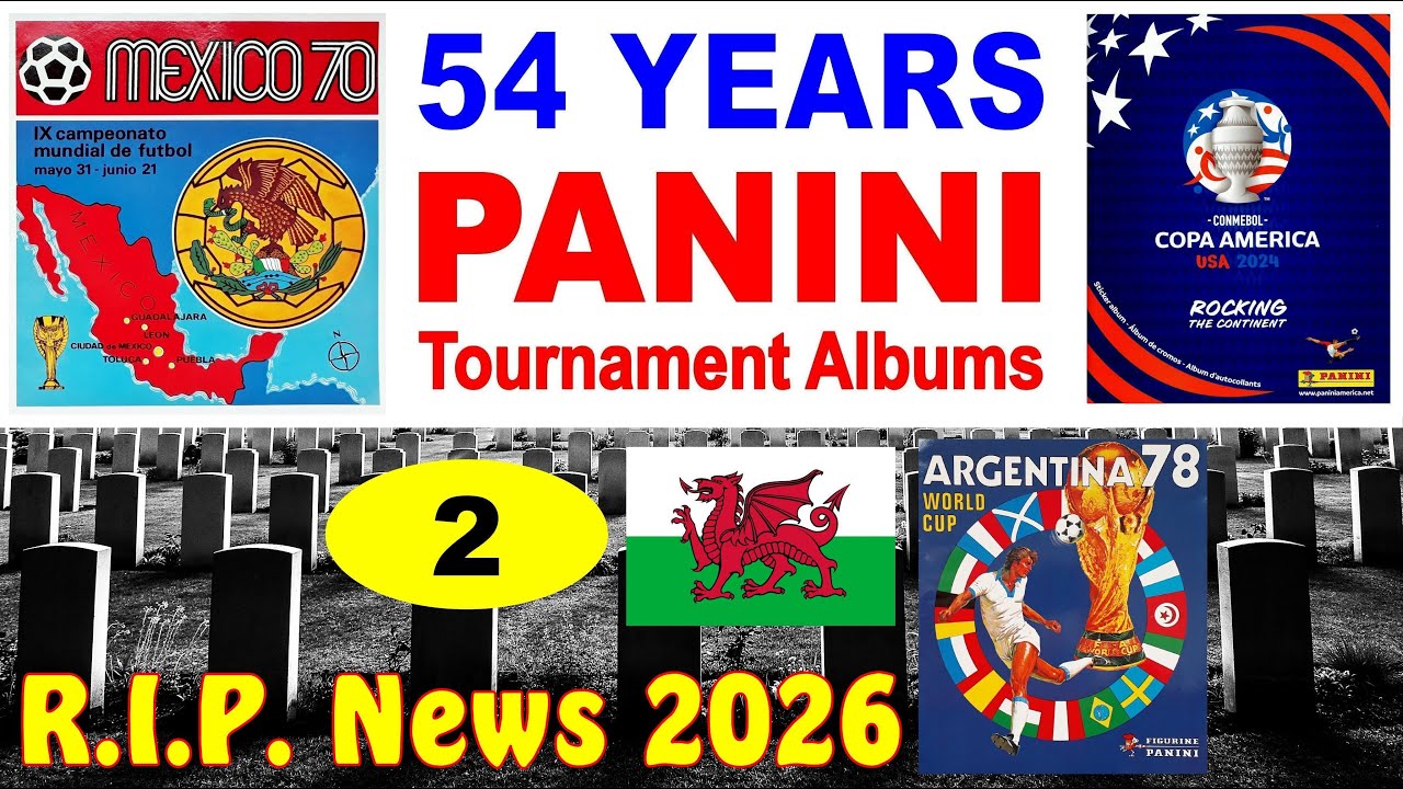 R.I.P. News 2026 (Part 2) Dead football players in Panini Tournament Albums - Terry Yorath