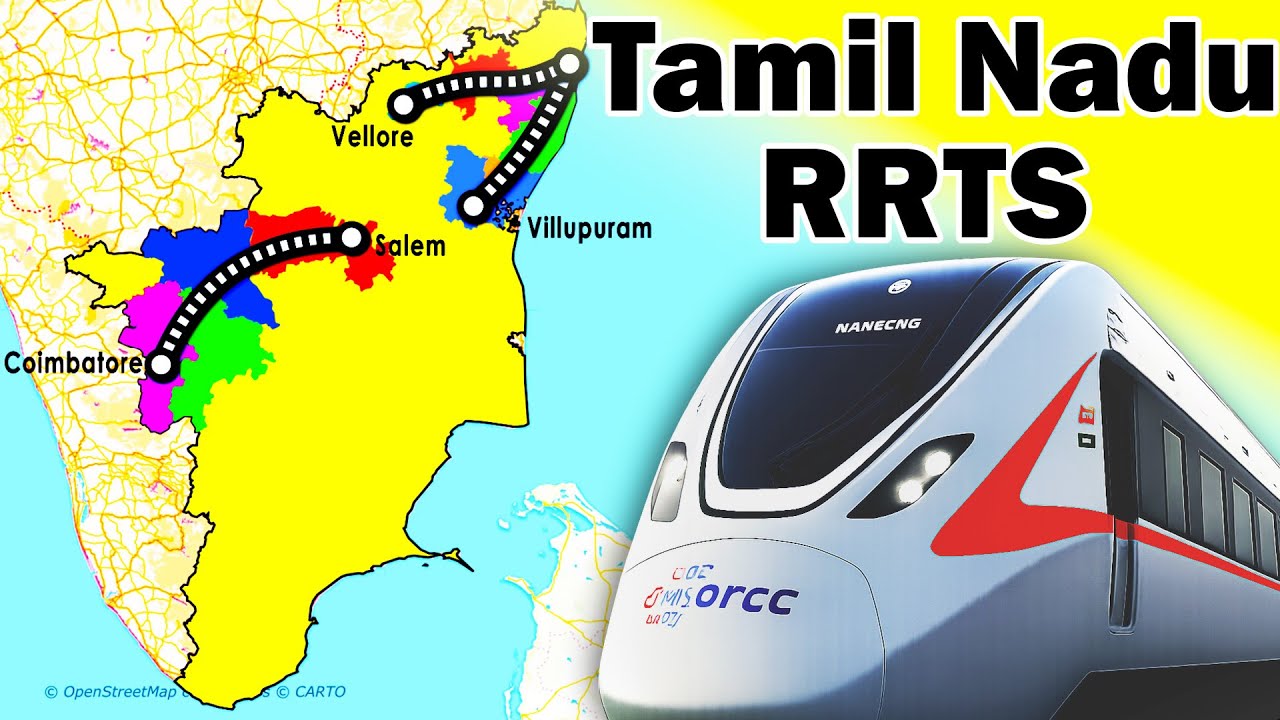 Tamil Nadu Regional Rapid Transit System (RRTS) project | Delhi Meerut RRTS | Chennai Metro Phase 2