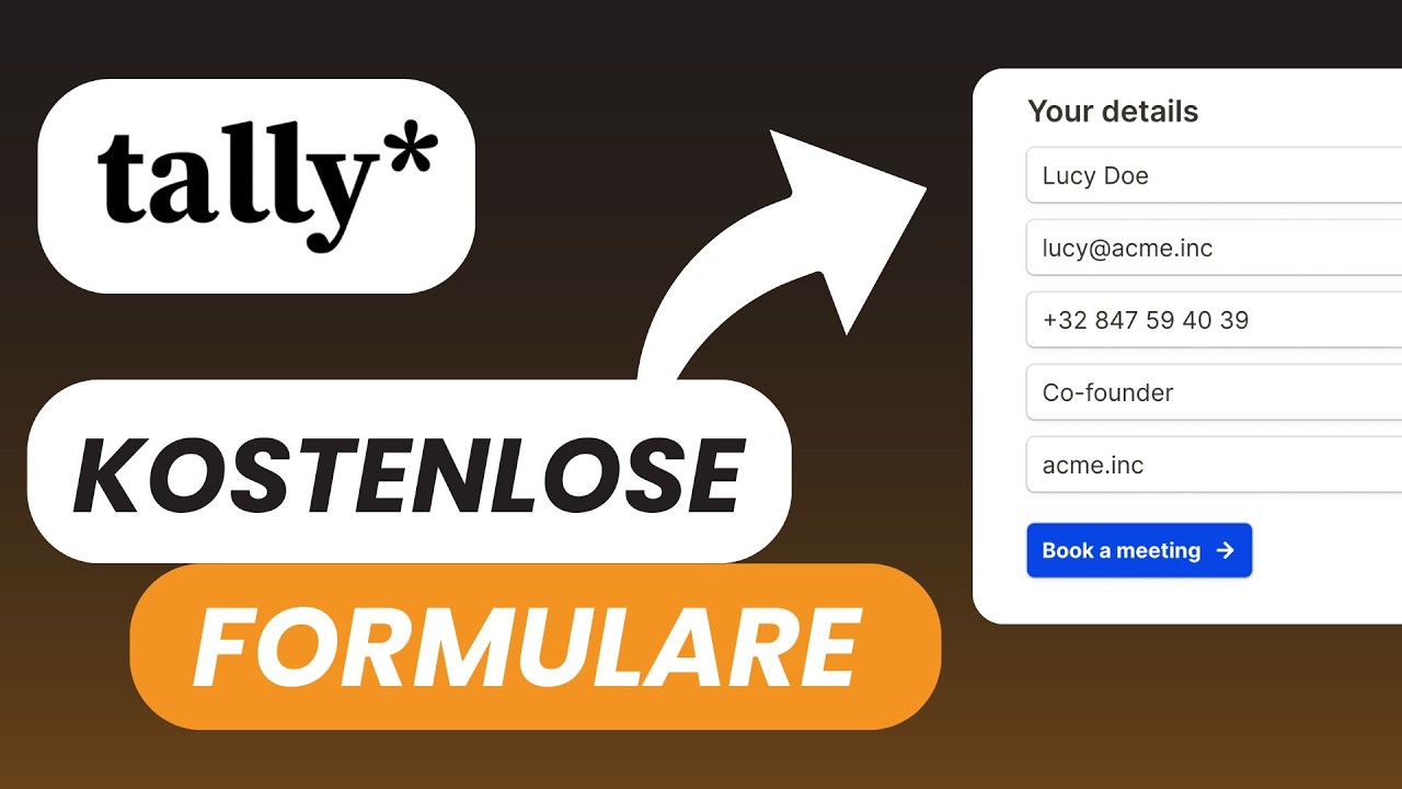 Tally.so Tutorial: Kostenlos Online Formulare & Umfragen erstellen