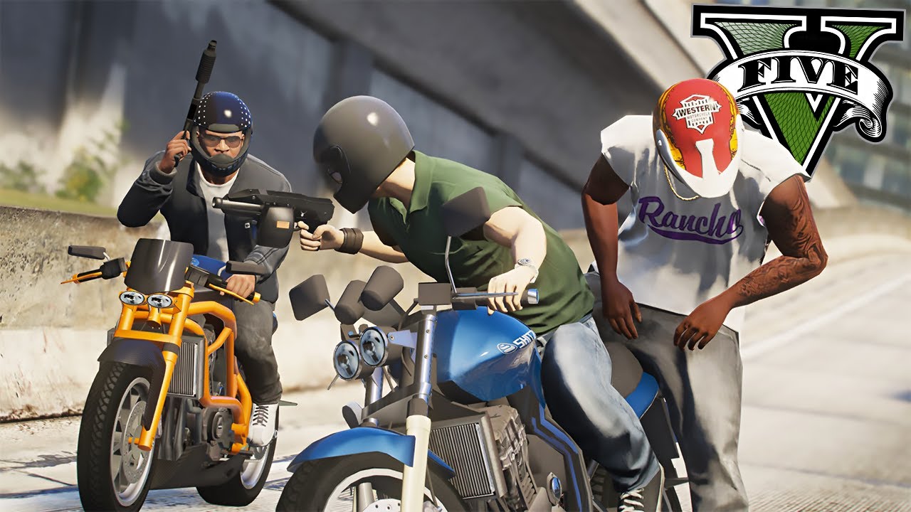 A DOZE CANTOU ELIMINADO ALVO DE MOTO! - GTA V ASSASSINO DE ALUGUEL