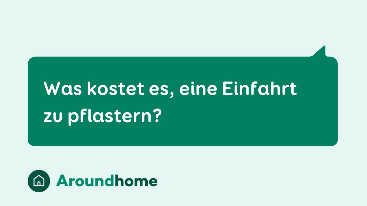 Einfahrt pflastern: Kosten, Material & Spartipps | So viel kostet Ihre neue Einfahrt | Aroundhome