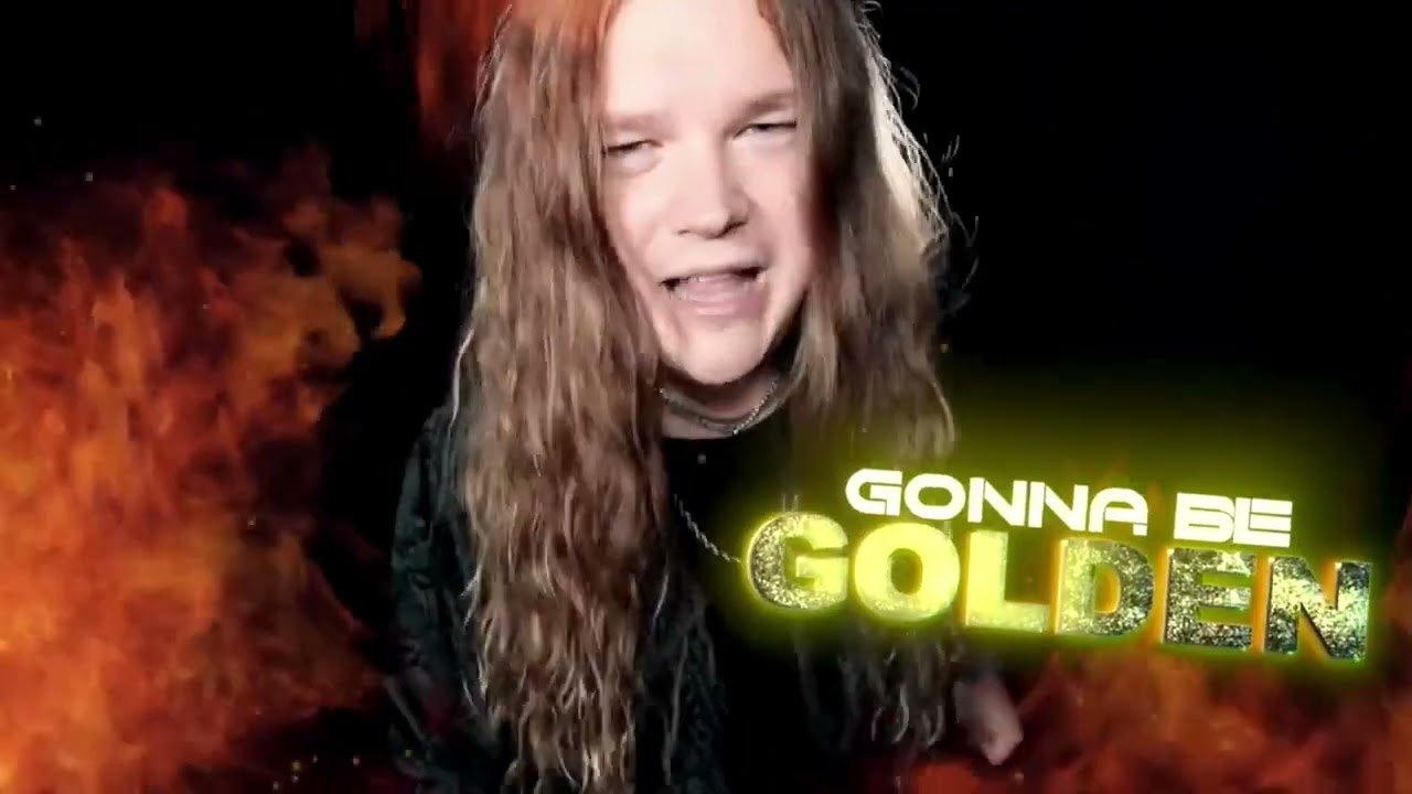 골든 드럼 HUNTR/X - "Golden” METAL COVER (feat. Jocke Wallgren from AMON AMARTH)