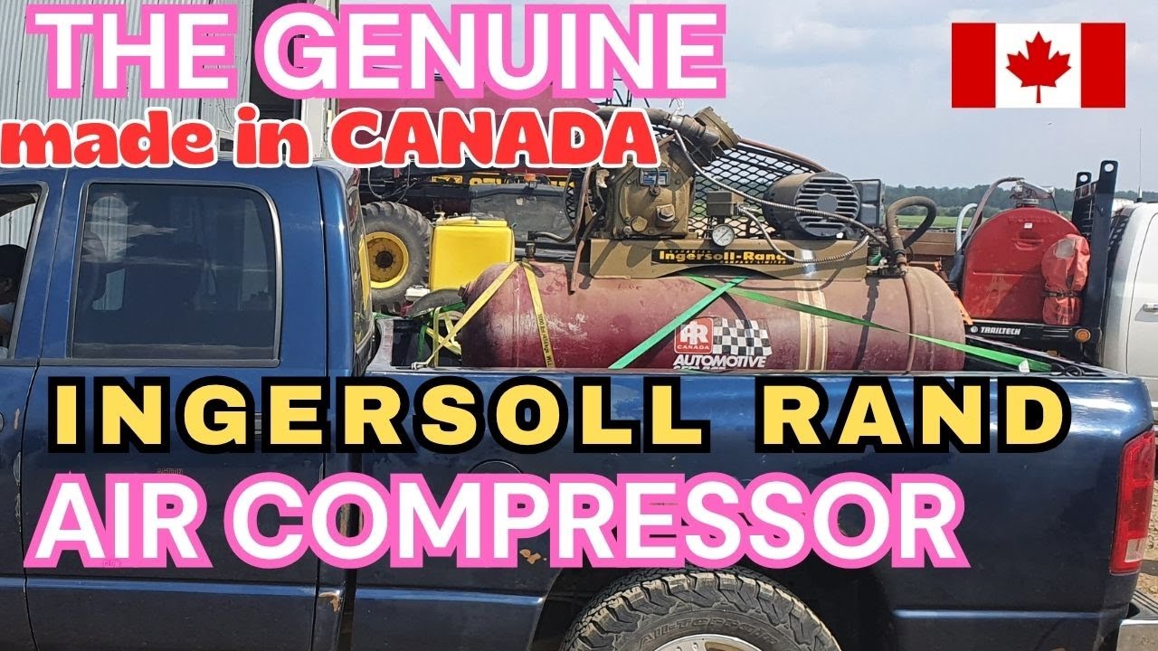Оригинальный компрессор INGERSOLL RAND / Сделано в КАНАДЕ - Очень тихий и мощный компрессор