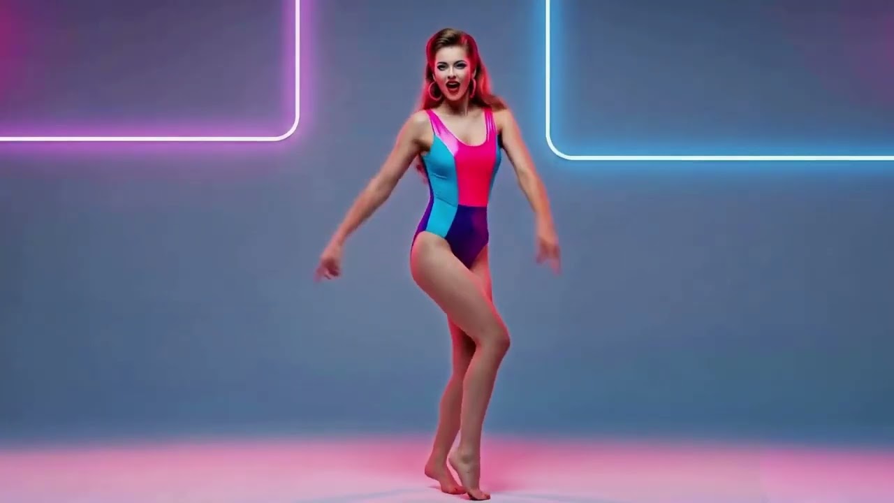 Neon Fitness Disco 1985