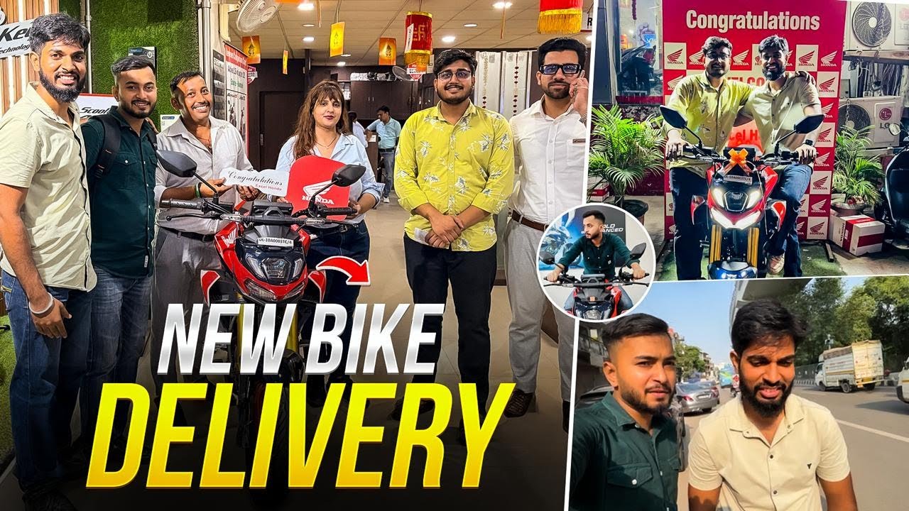 Took Delivery of My NEW CB Hornet 125 | Excel Honda Moti Nagar | Hornet 125 Review