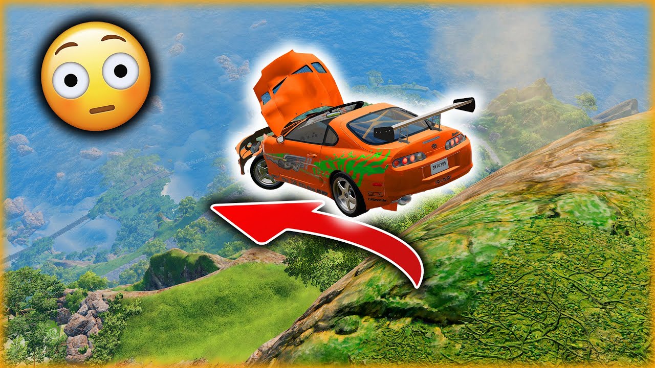 Cars VS GIANT Cliff Drops | BeamNG Drive Satisfying Cliff Drops #11