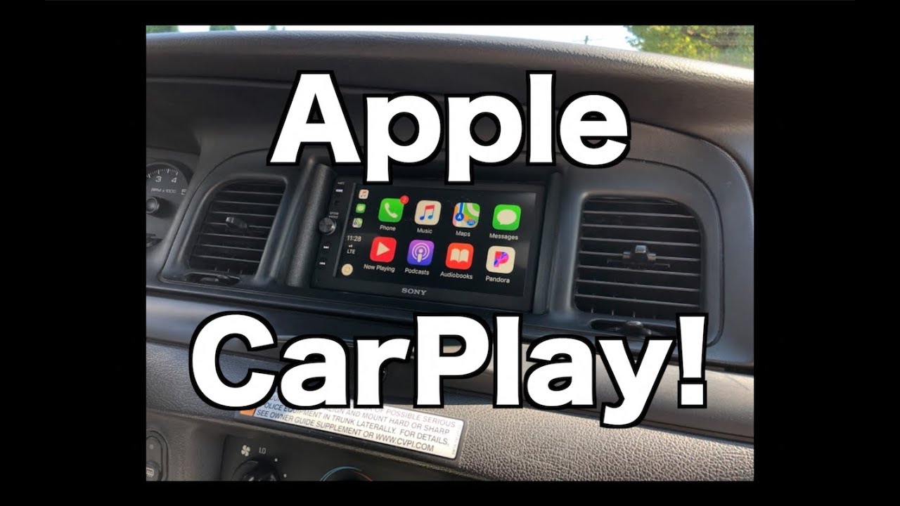 Установка Apple CarPlay на Ford Crown Victoria