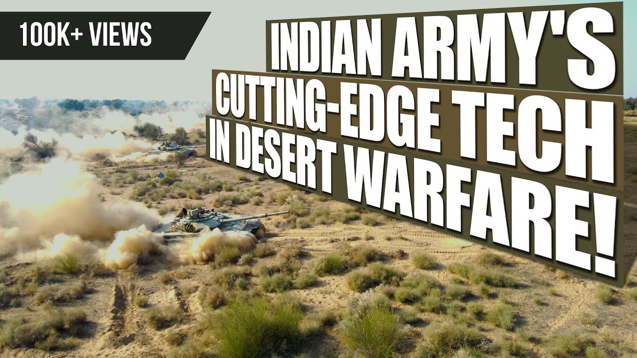 Indian Army's Cutting Edge Tech in Desert Warfare! | #army #indianarmy #tank #military #defence