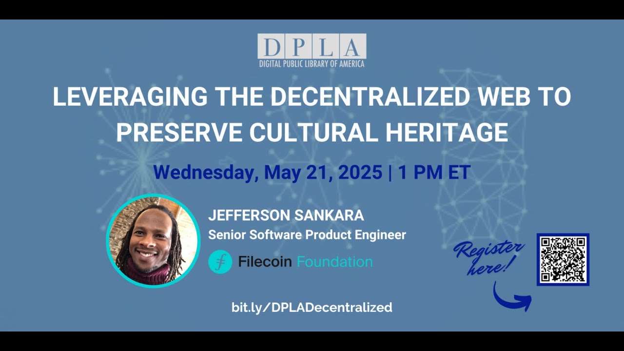 Leveraging the Decentralized Web to Preserve Cultural Heritage