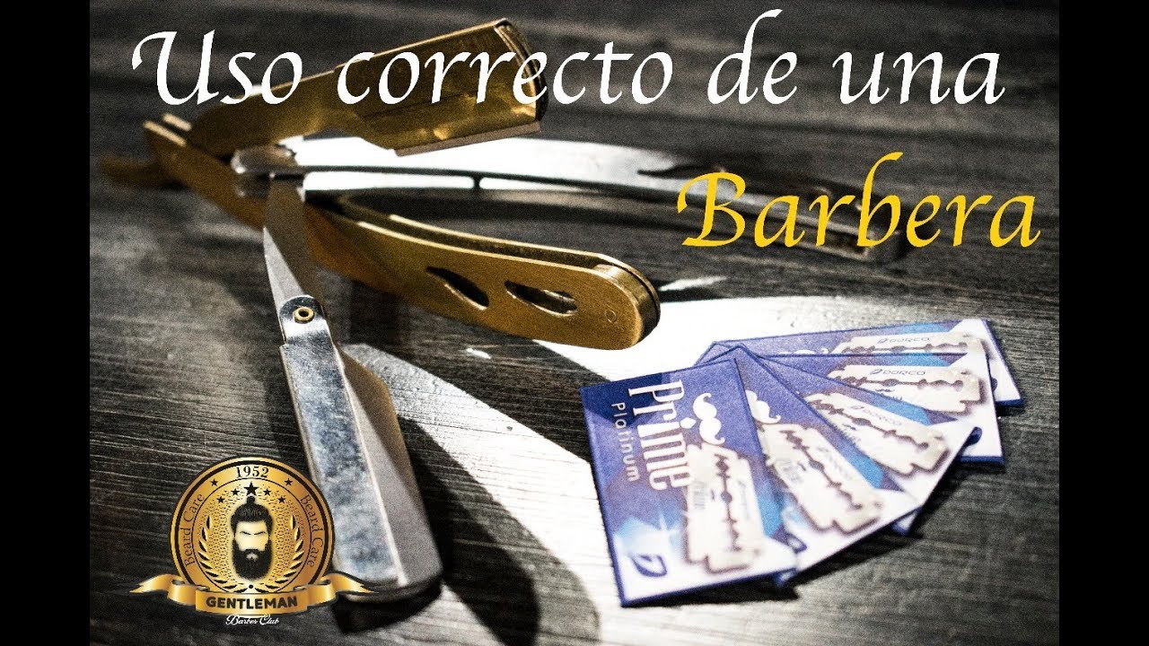 Lo que todo barbero debería saber - uso correcto de la barbera, hojilla cuchilla - Tutorial Barberia