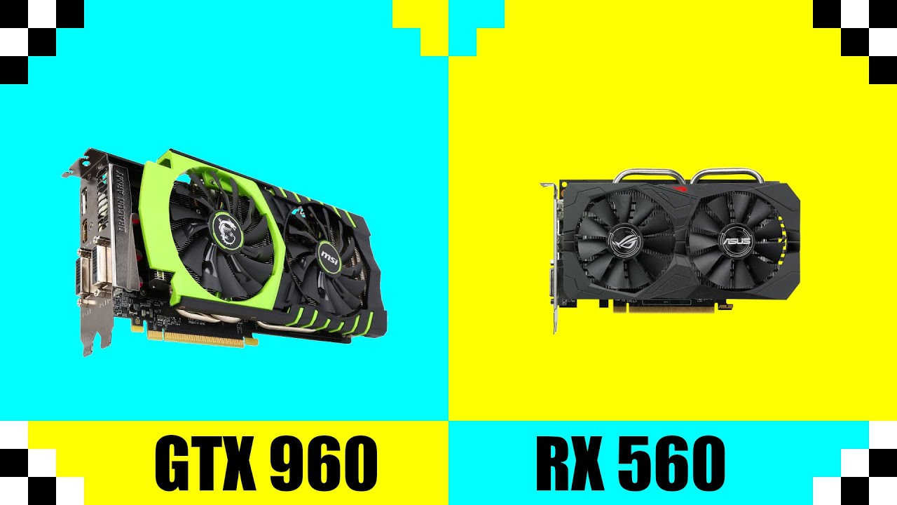 Nvidia GeForce GTX 960 4GB vs AMD Radeon RX 560 4GB | Tested in 7 Games