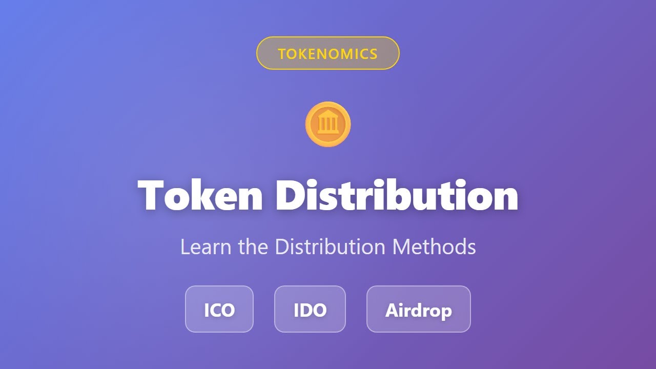 Token Distribution Explained: ICO vs IDO vs Airdrop | Tokenomics for Beginners
