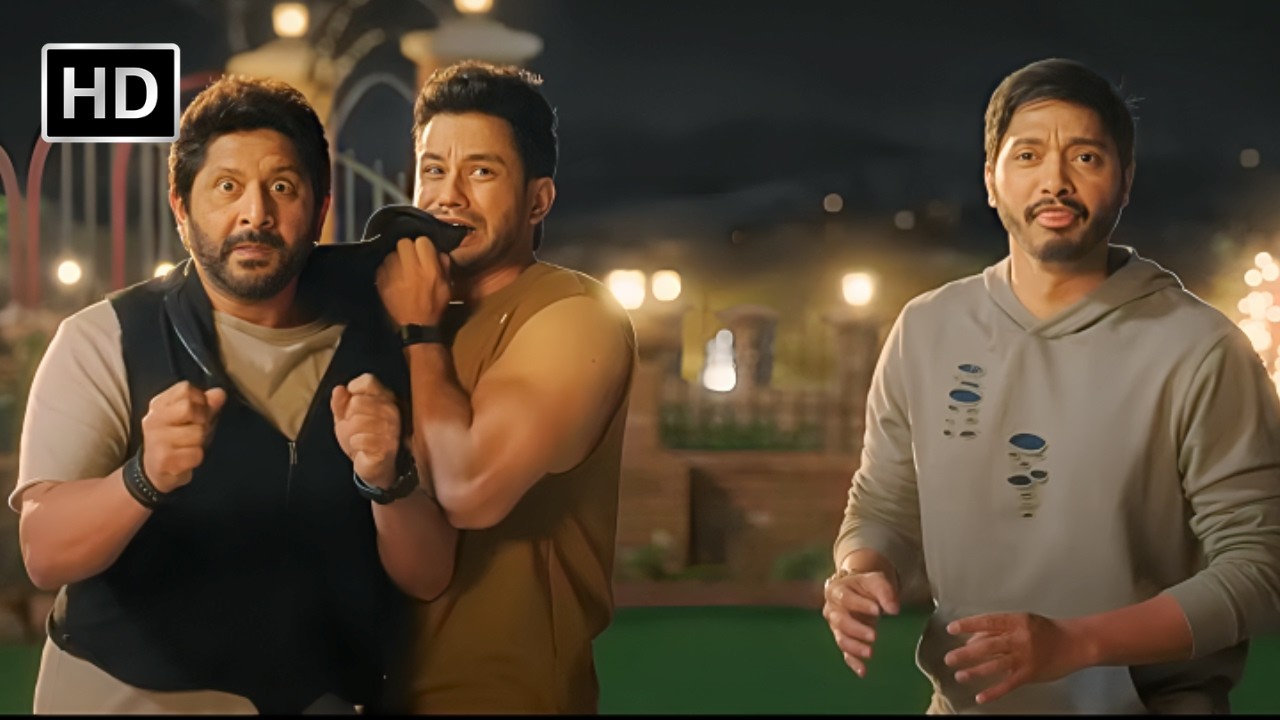 लकी के अंदर भूत है, वो बोल रहा है - Ajay Devgan, Arshad Warsi, Tusshar Kapoor - Indian Comedy