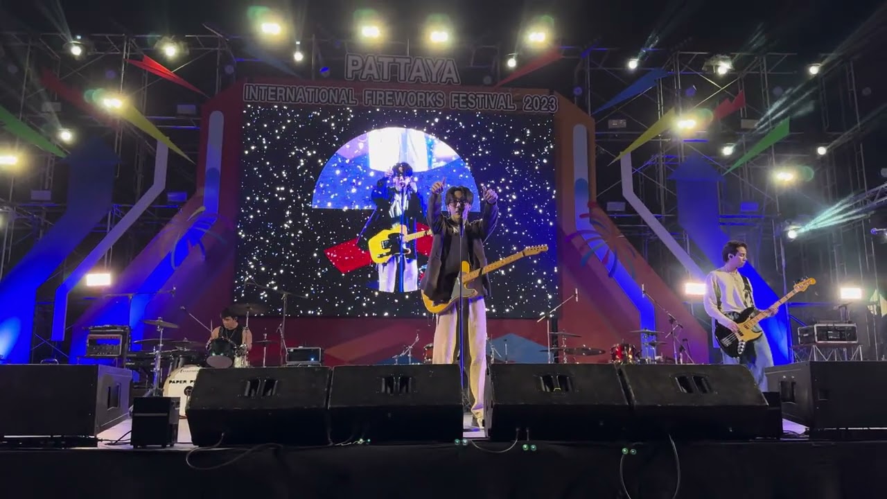 PAPER PLANES perform live in Pattaya 2023